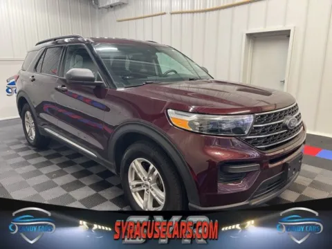 Red 2022 Ford Explorer XLT for sale in Syracuse, NY