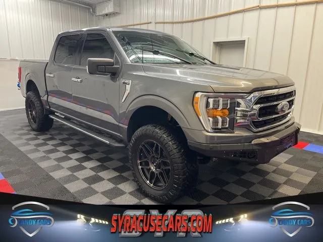 Gray 2021 Ford F-150 XLT for sale in Syracuse, NY