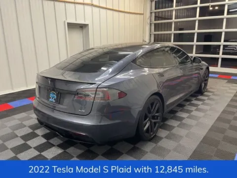 Another view of 2022 Tesla Model S Plaid for sale in Syracuse, NY at Candy Cars