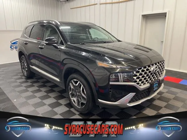 Black 2023 Hyundai Santa Fe Plug-In Hybrid Limited for sale in Syracuse, NY