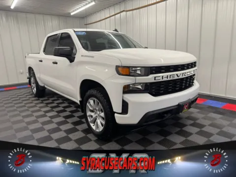 White 2021 Chevrolet Silverado 1500 Custom for sale in Bridgeport, NY