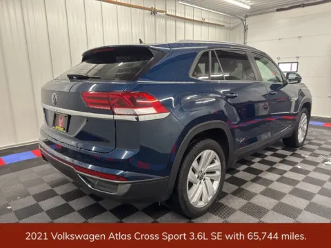 Another view of 2021 Volkswagen Atlas Cross Sport 3.6L V6 SE w/Technology for sale in Bridgeport, NY at Bridgeland Auto Brokers
