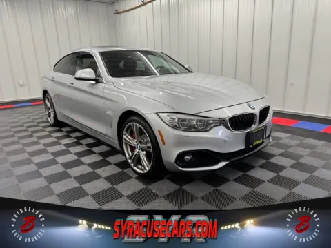 Silver 2017 BMW 4 Series 440i Gran Coupe for sale in Bridgeport, NY