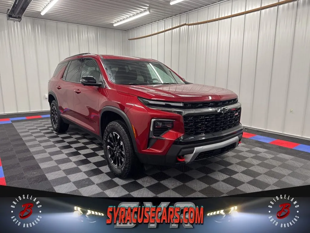 Red 2025 Chevrolet Traverse Z71 for sale in Bridgeport, NY