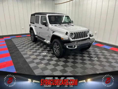 Silver 2024 Jeep Wrangler Sahara for sale in Bridgeport, NY
