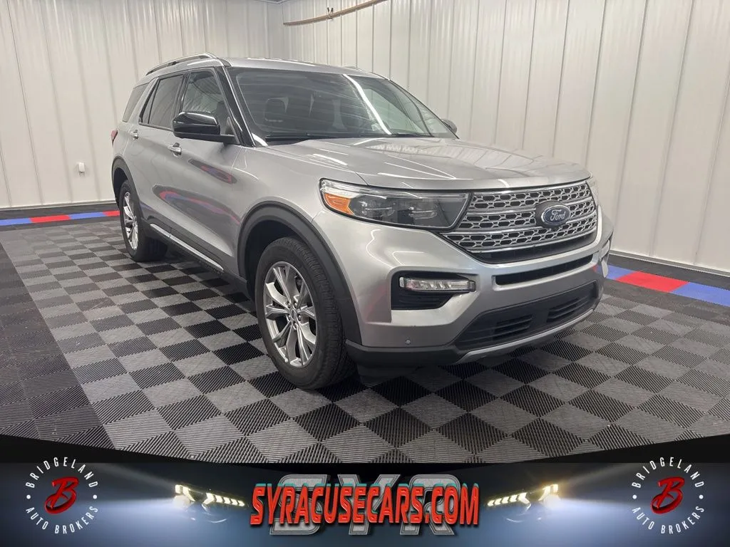 Silver 2023 Ford Explorer Limited for sale in Bridgeport, NY