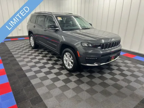 Gray 2023 Jeep Grand Cherokee L Limited for sale in Bridgeport, NY