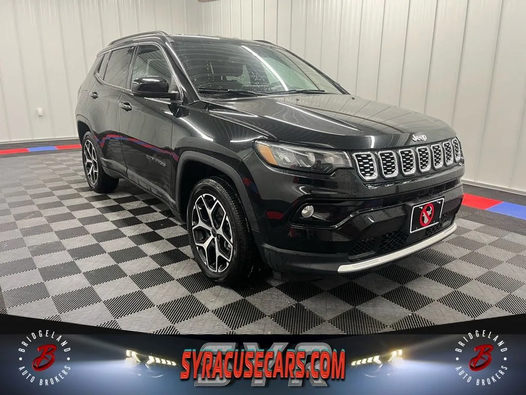 Black 2025 Jeep Compass Limited for sale in Bridgeport, NY