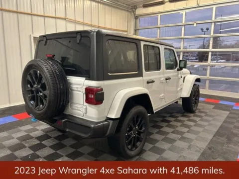 Another view of 2023 Jeep Wrangler Sahara 4xe for sale in Bridgeport, NY at Bridgeland Auto Brokers