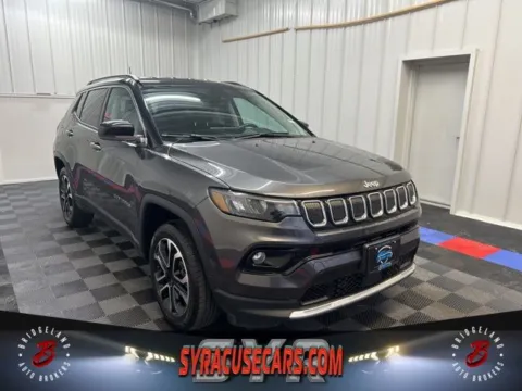 Gray 2022 Jeep Compass Limited for sale in Bridgeport, NY