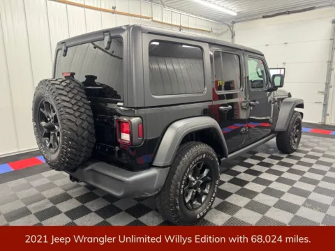 Another view of 2021 Jeep Wrangler Unlimited Willys for sale in Bridgeport, NY at Bridgeland Auto Brokers
