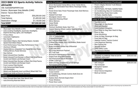 Photos of 2023 BMW X3 xDrive30i for sale in Bridgeport, NY at Bridgeland Auto Brokers
