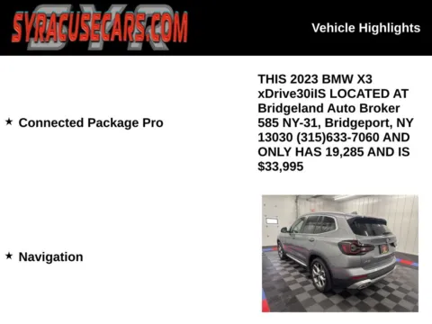 More photos of 2023 BMW X3 xDrive30i at Bridgeland Auto Brokers, NY