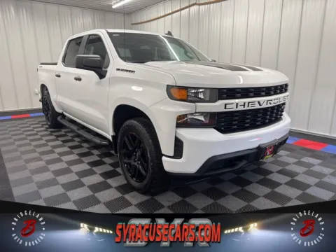 White 2021 Chevrolet Silverado 1500 Custom for sale in Bridgeport, NY