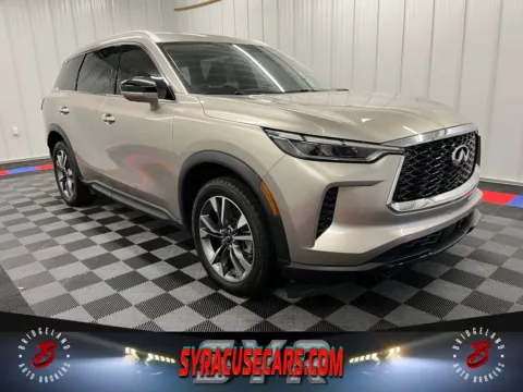 Black 2023 INFINITI QX60 LUXE for sale in Bridgeport, NY