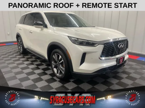 White 2023 INFINITI QX60 LUXE for sale in Bridgeport, NY