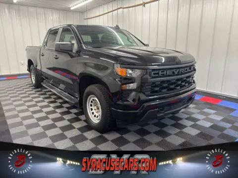 Black 2023 Chevrolet Silverado 1500 Custom for sale in Bridgeport, NY