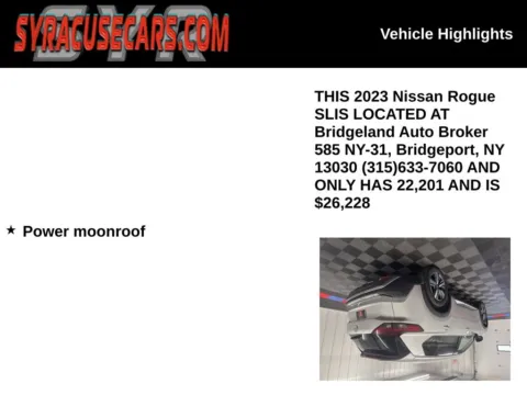 More photos of 2023 Nissan Rogue SL at Bridgeland Auto Brokers, NY
