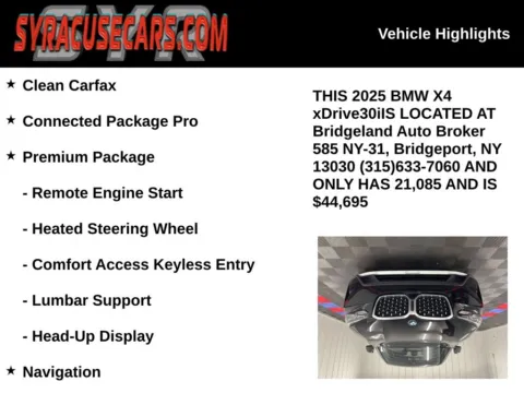 More photos of 2025 BMW X4 xDrive30i at Bridgeland Auto Brokers, NY
