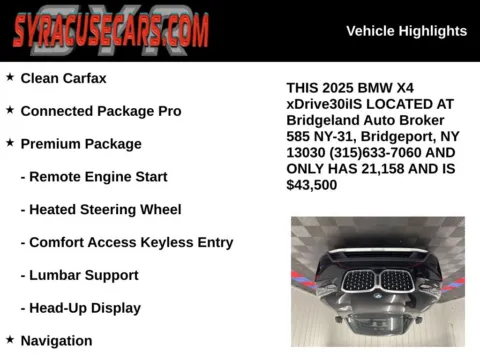 More photos of 2025 BMW X4 xDrive30i at Bridgeland Auto Brokers, NY