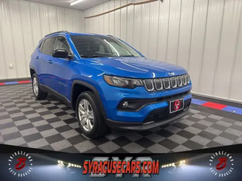 Blue 2022 Jeep Compass Latitude for sale in Bridgeport, NY