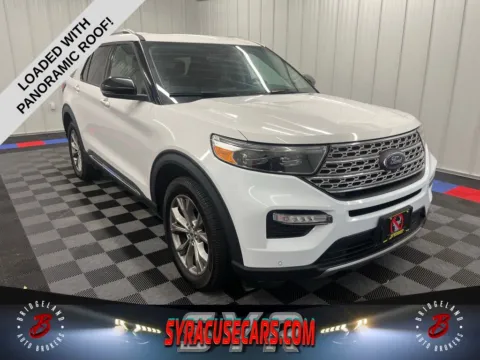 Gray 2022 Ford Explorer Limited for sale in Bridgeport, NY