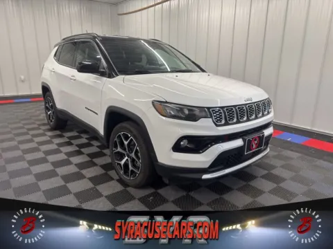 White 2025 Jeep Compass Limited for sale in Bridgeport, NY