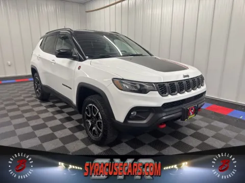 White 2025 Jeep Compass Trailhawk for sale in Bridgeport, NY