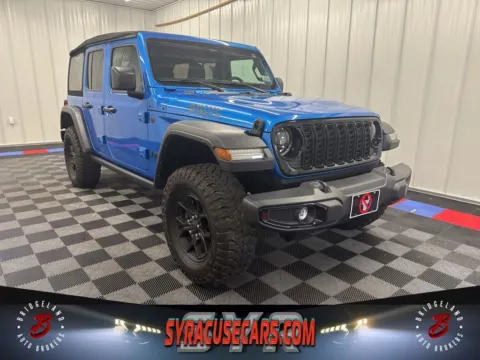 Gray 2024 Jeep Wrangler Willys for sale in Bridgeport, NY