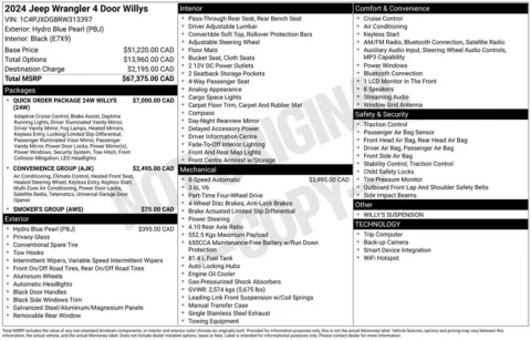 Photos of 2024 Jeep Wrangler Sport for sale in Bridgeport, NY at Bridgeland Auto Brokers