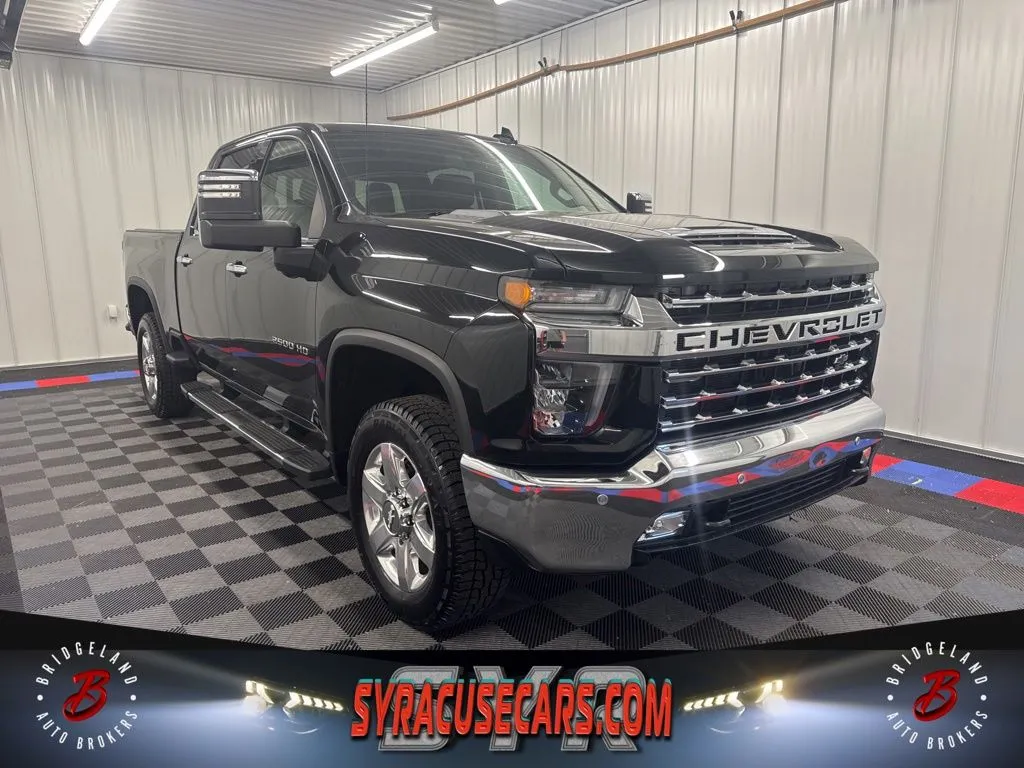 Black 2020 Chevrolet Silverado 2500HD LTZ for sale in Bridgeport, NY
