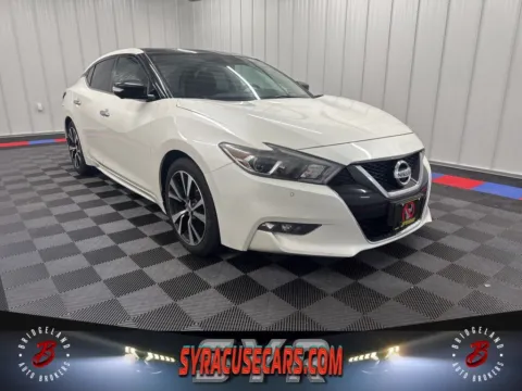 White 2018 Nissan Maxima Platinum for sale in Bridgeport, NY