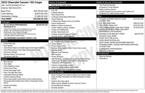 Photos of 2022 Chevrolet Camaro SS for sale in Bridgeport, NY at Bridgeland Auto Brokers