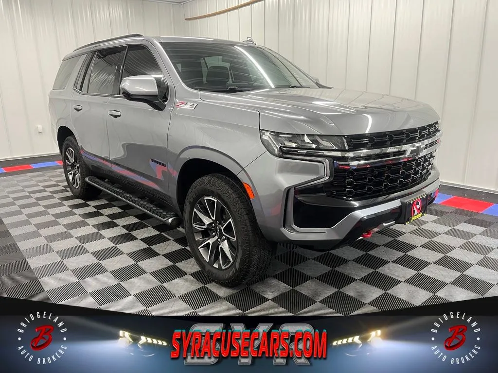 Gray 2021 Chevrolet Tahoe Z71 for sale in Bridgeport, NY