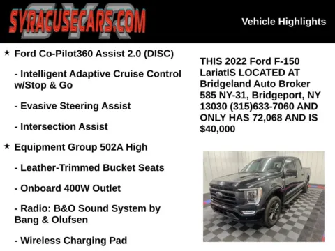 More photos of 2022 Ford F-150 Lariat at Bridgeland Auto Brokers, NY