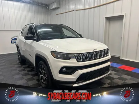 White 2025 Jeep Compass Limited for sale in Bridgeport, NY