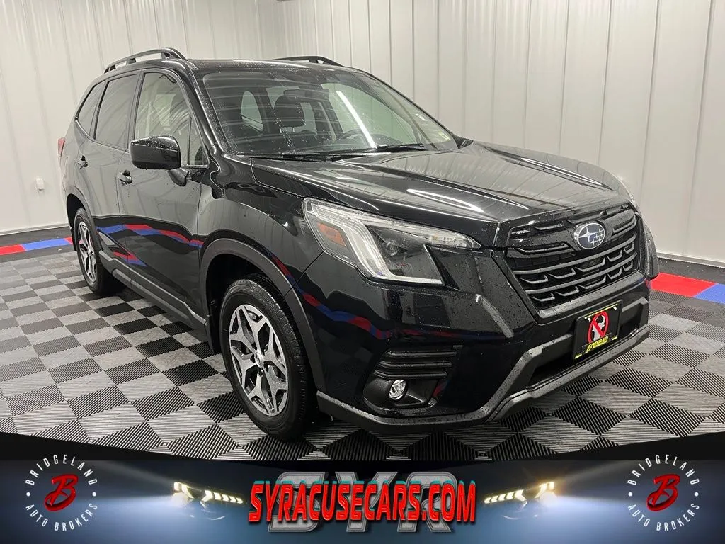 Black 2024 Subaru Forester Premium for sale in Bridgeport, NY