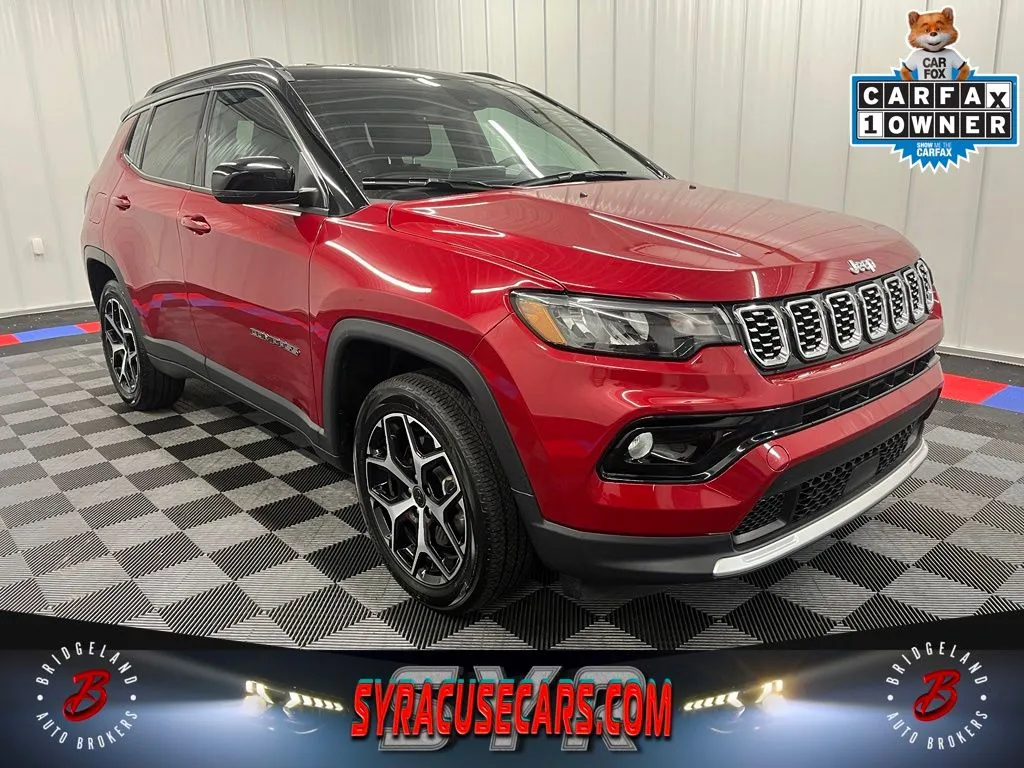 Red 2025 Jeep Compass Limited for sale in Bridgeport, NY