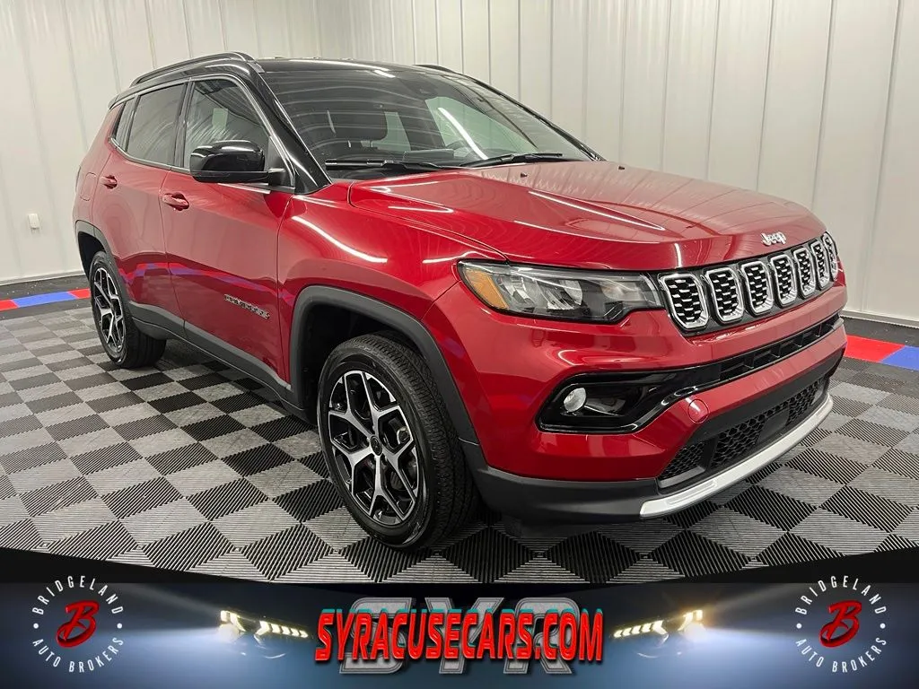 Red 2025 Jeep Compass Limited for sale in Bridgeport, NY