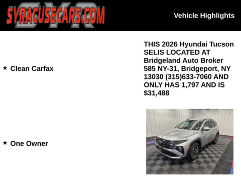 More photos of 2026 Hyundai Tucson SEL at Bridgeland Auto Brokers, NY