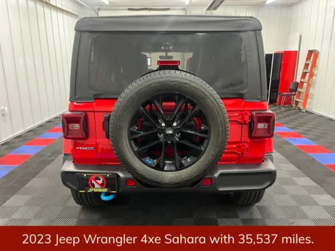 Another view of 2023 Jeep Wrangler Sahara 4xe for sale in Bridgeport, NY at Bridgeland Auto Brokers