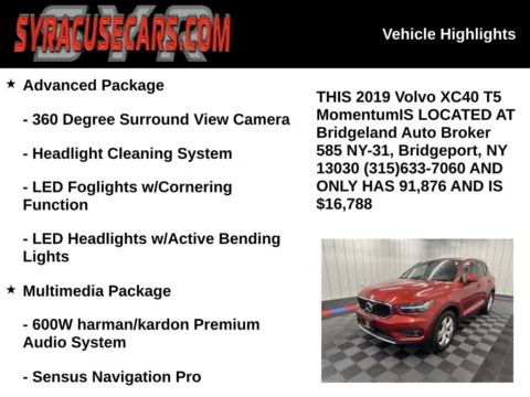 More photos of 2019 Volvo XC40 Momentum at Bridgeland Auto Brokers, NY