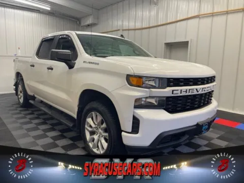 White 2021 Chevrolet Silverado 1500 Custom for sale in Bridgeport, NY