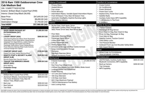 Photos of 2016 Ram 1500 Outdoorsman for sale in Bridgeport, NY at Bridgeland Auto Brokers