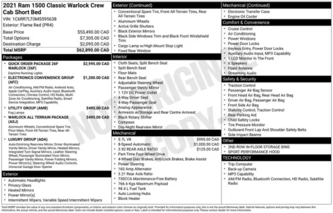 Photos of 2021 Ram 1500 Classic Warlock for sale in Bridgeport, NY at Bridgeland Auto Brokers