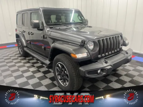 Gray 2021 Jeep Wrangler Unlimited Sahara 80th Anniversary Edition for sale in Bridgeport, NY
