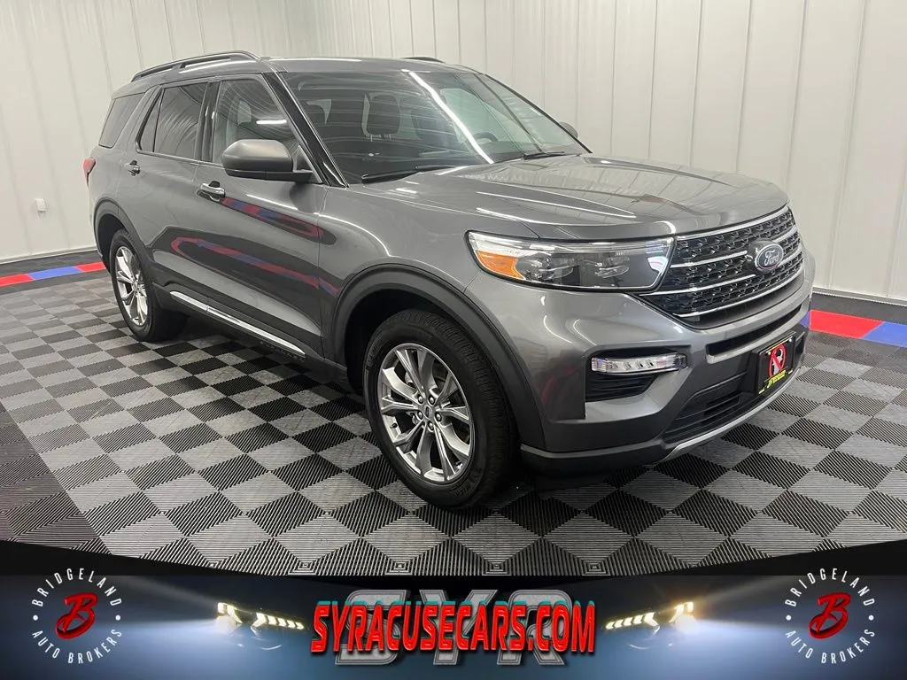 Gray 2022 Ford Explorer XLT for sale in Bridgeport, NY