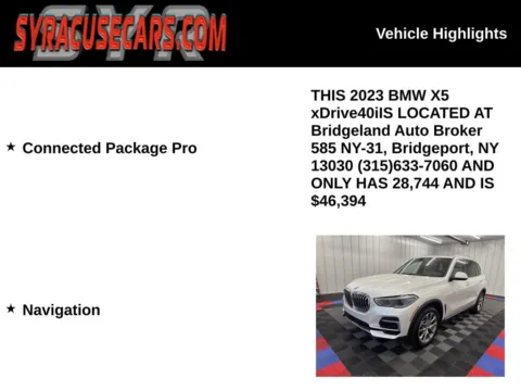 More photos of 2023 BMW X5 xDrive40i at Bridgeland Auto Brokers, NY