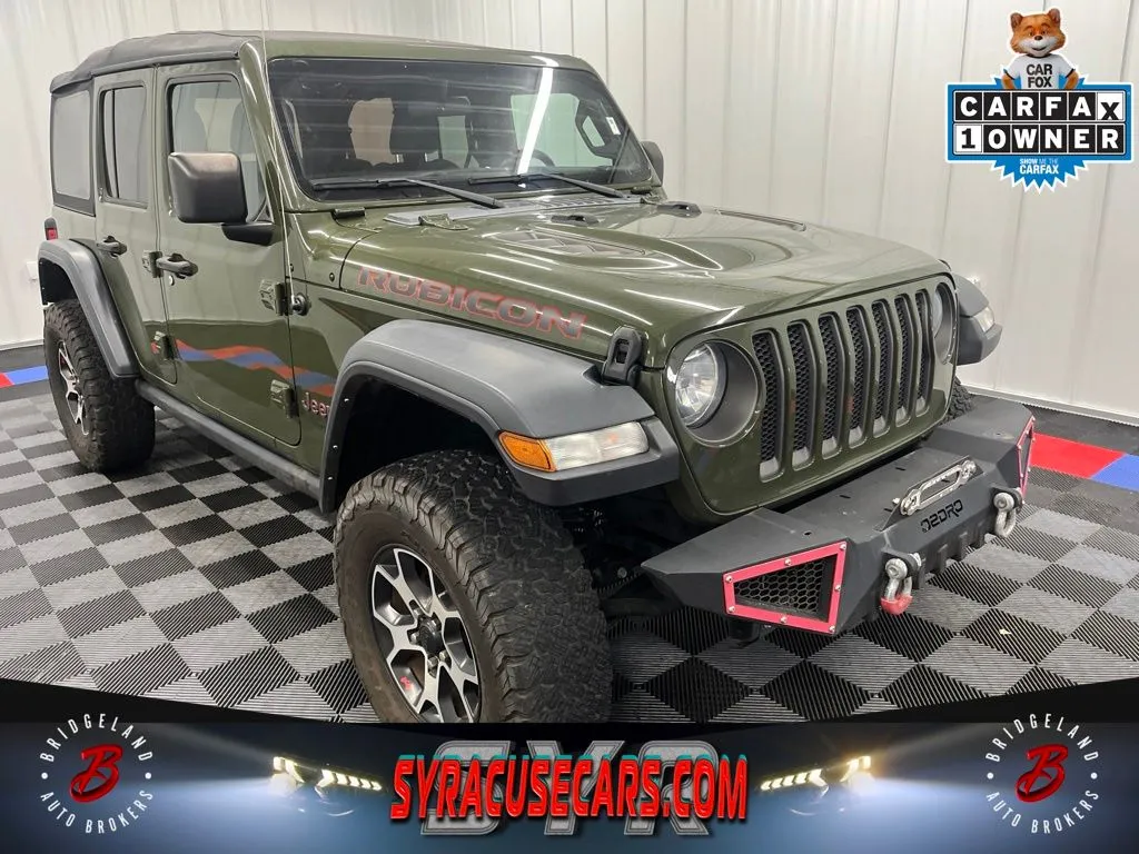 Green 2021 Jeep Wrangler Unlimited Rubicon for sale in Bridgeport, NY