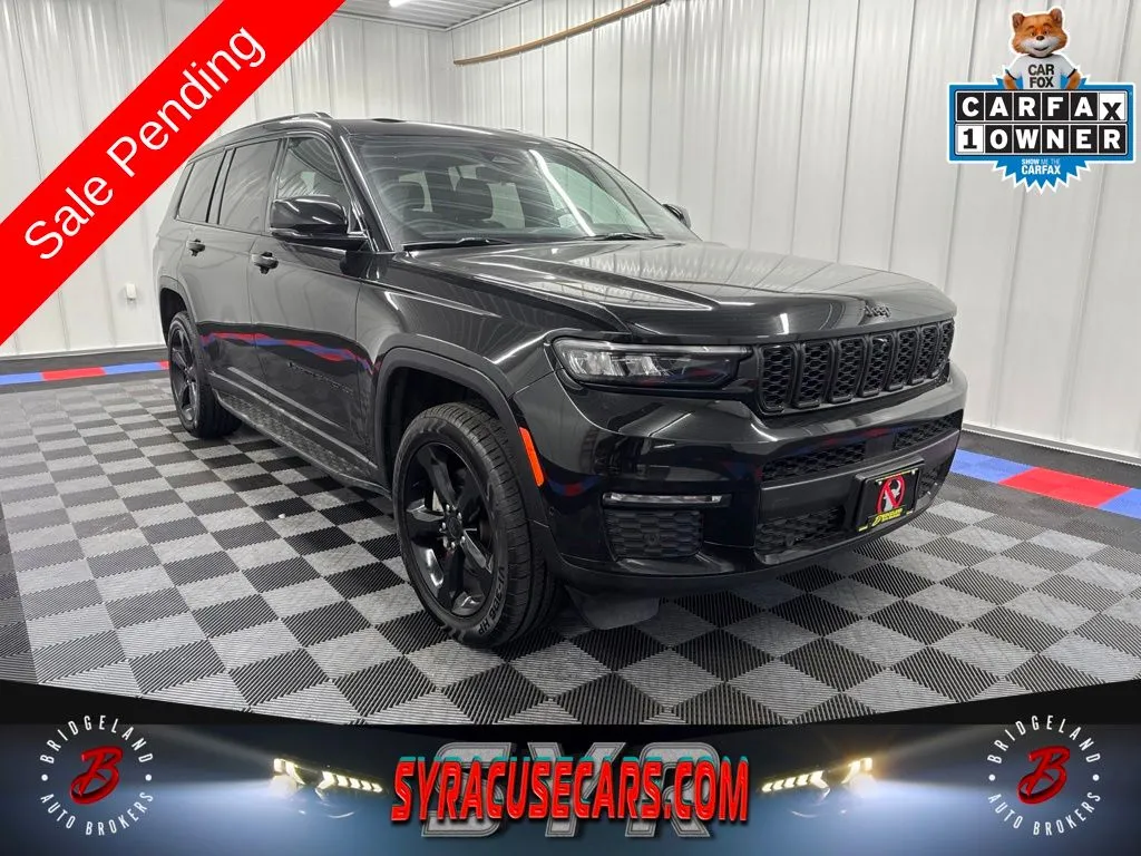 Black 2024 Jeep Grand Cherokee L Limited for sale in Bridgeport, NY